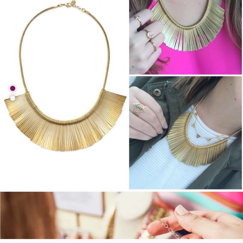 Stella & Dot Essential Fringe Collar Necklace